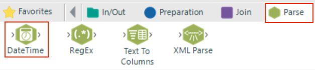 Alteryx DateTime Parse Tool