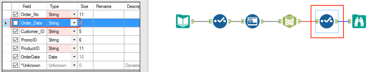 Alteryx Date Results