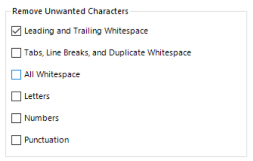 Alteryx Unwanted Characters