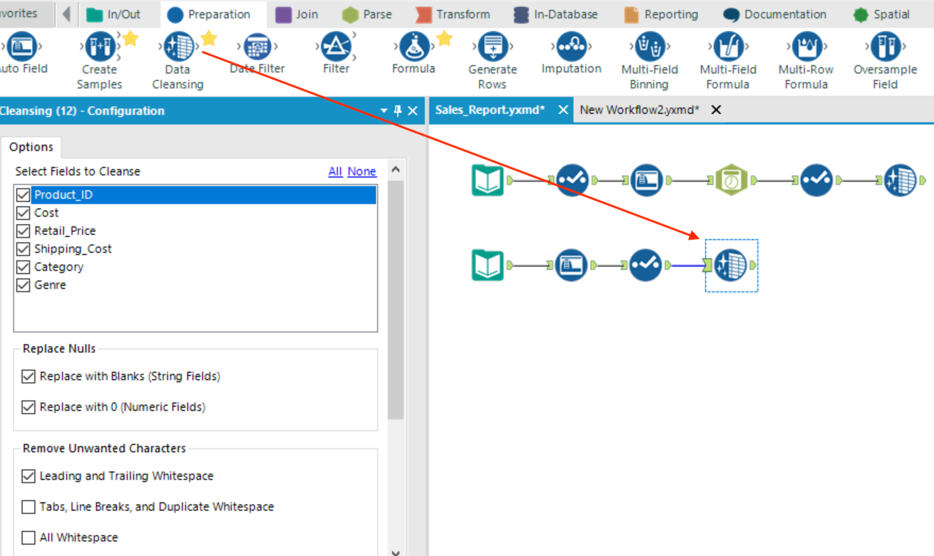 Alteryx Data Cleanse