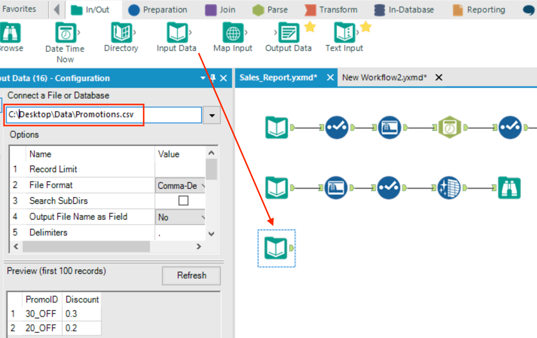 Alteryx Import Data