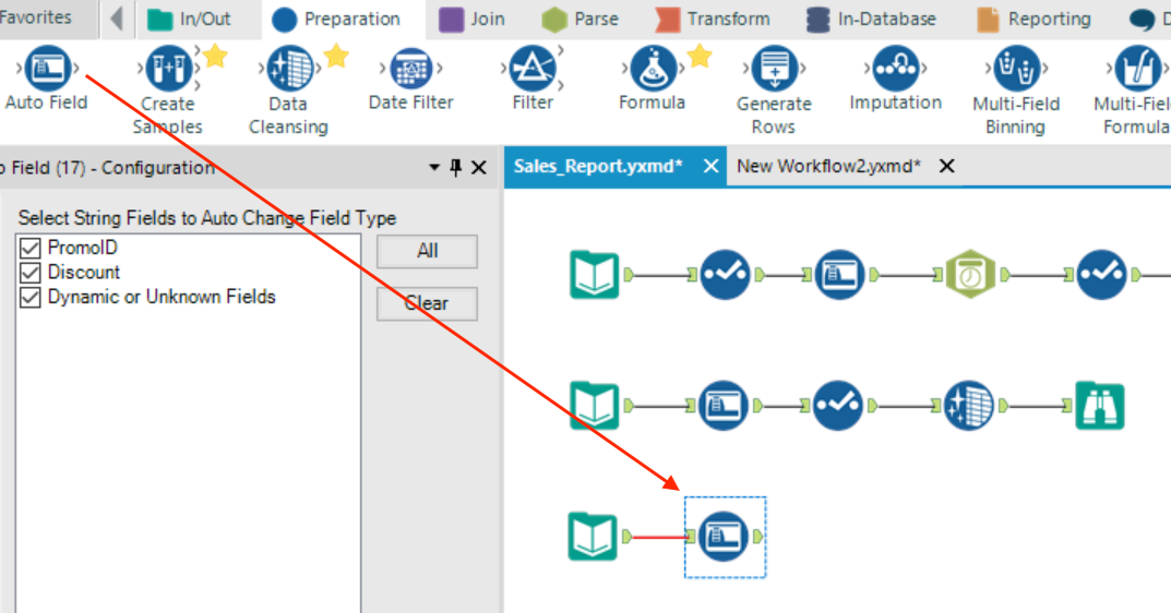 Alteryx Auto-field