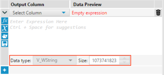 Alteryx Formula Data Type