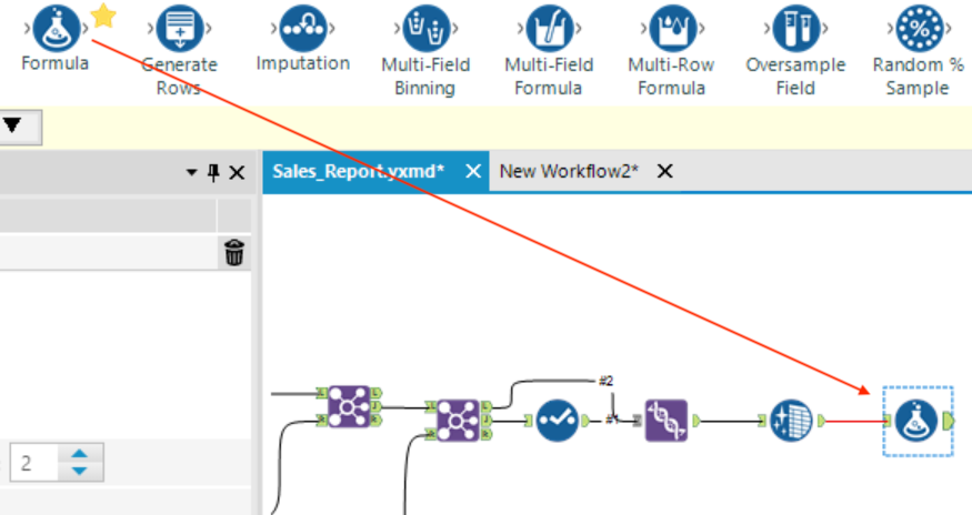 Alteryx Add Formula Tool